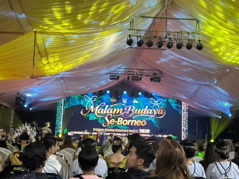Malam Budaya Se-Borneo 2025 Di Kuching, Serawak, Malaysia