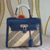 Tas Rotan Dayak Kelly - Blue